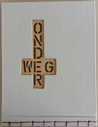 Onderweg. Diverse druktechnieken. Japanse binding, 23 blz. 33x25 cm. Oplage 10 ex. 2021.